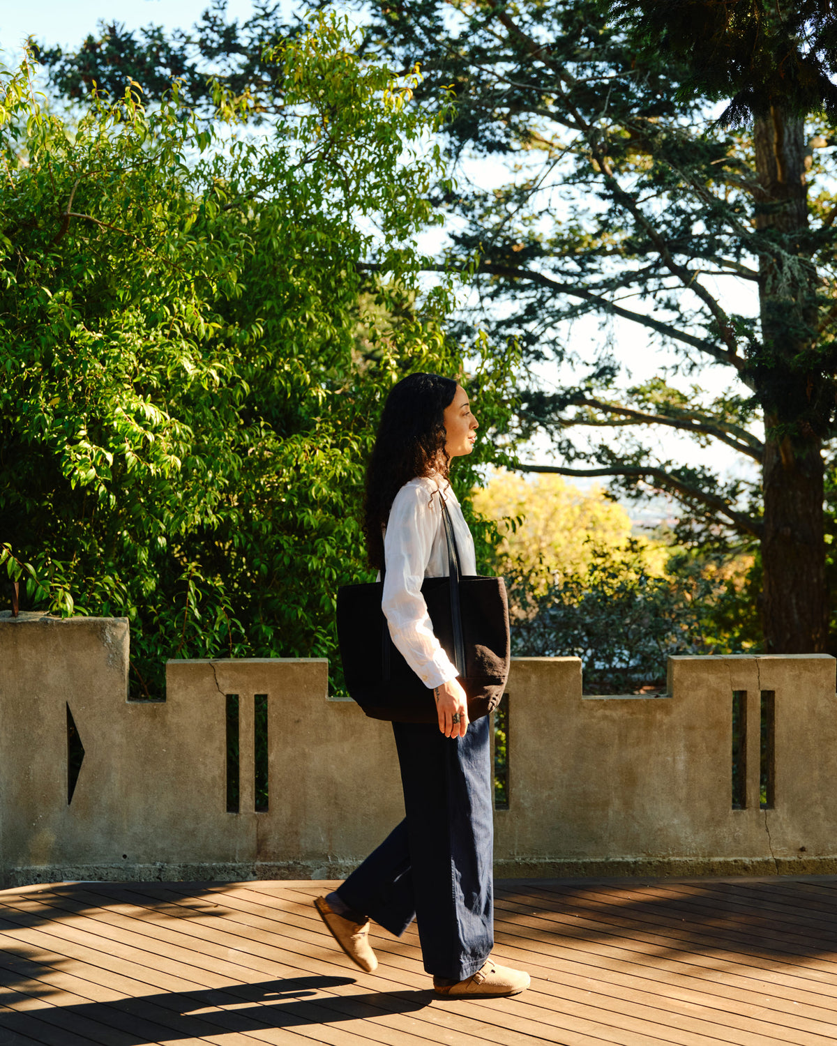 Palermo Tote Washed Black