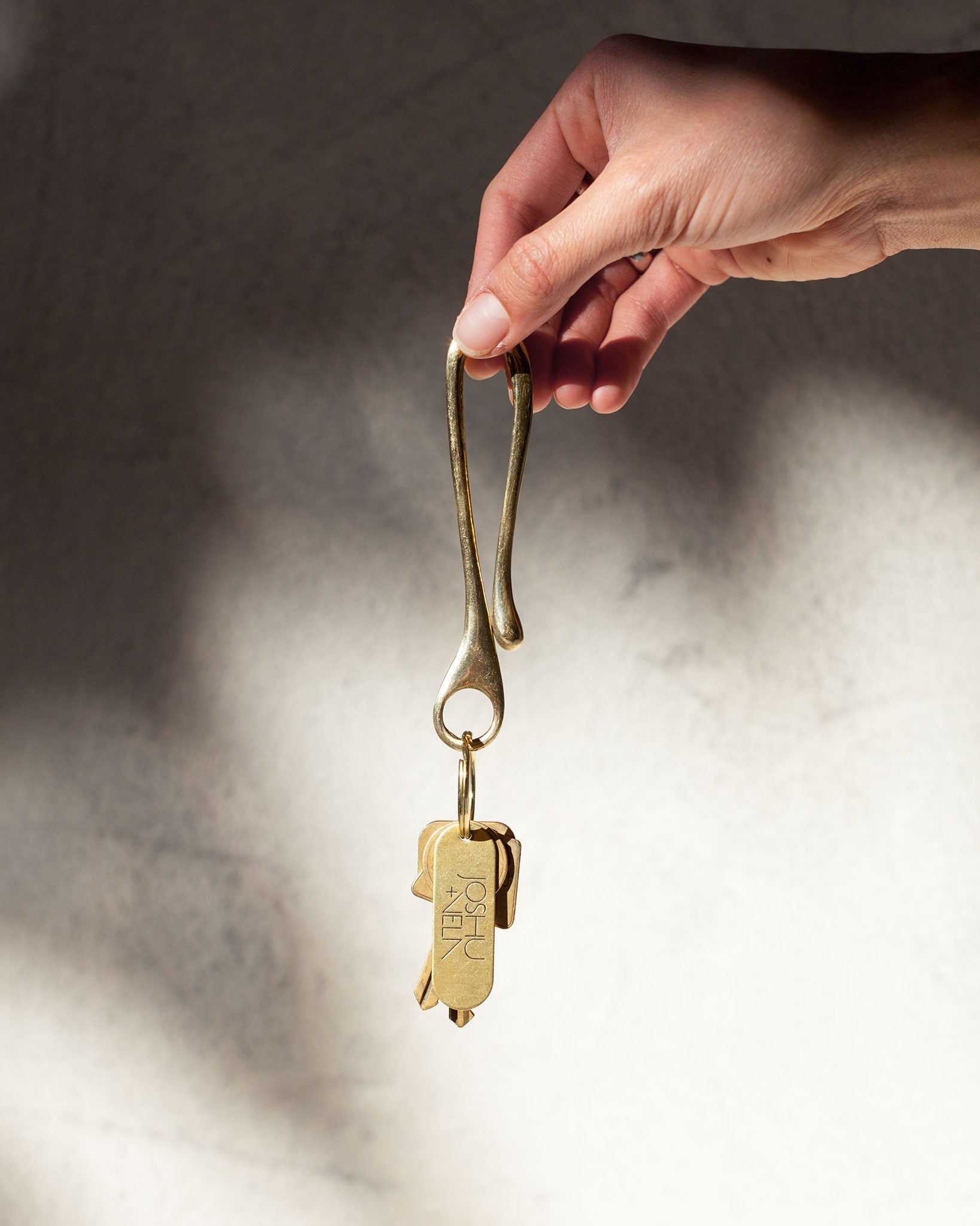 Brass Carabiner Keychain Brass Keychain Clip, Gold Carabiner Key Clip, Cute  Brass Key Ring Keychain Hook 