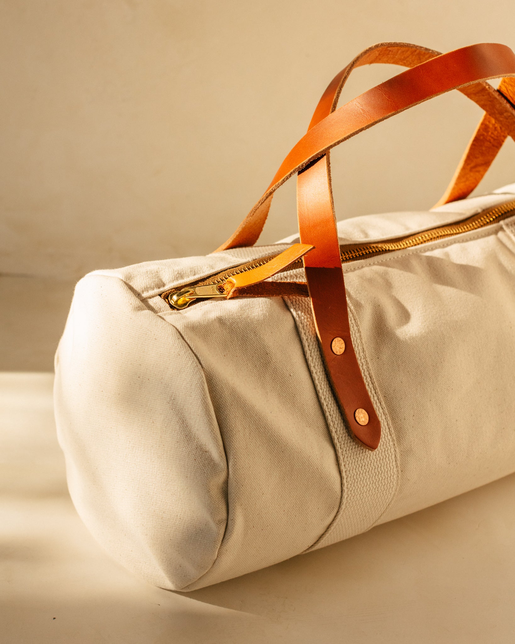 Small Duffle Bag - Leather Duffel Bag