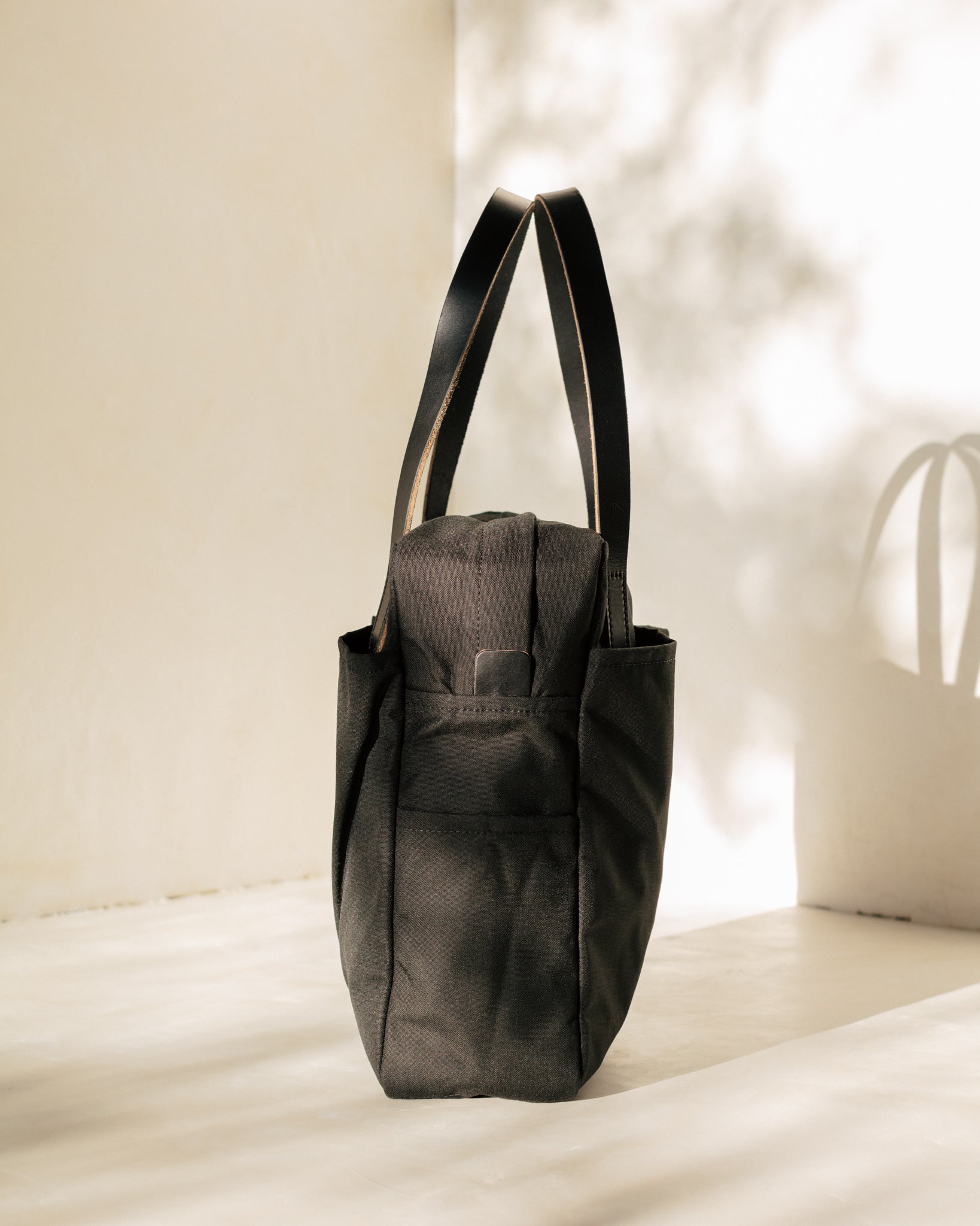 Fauré Le Page Leather Trim Tote Bag - Black Totes, Handbags